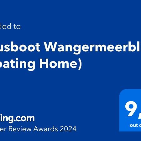 Hausboot Wangermeerblick シリヒ エクステリア 写真